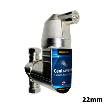 Trappex Centravent Deaerator 22mm Front